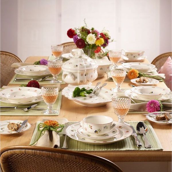Набір із 4 супових тарілок Villeroy & Boch Petite Fleur 23 см Villeroy & Boch1023952700 фото