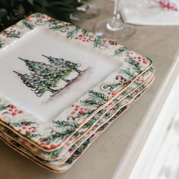 Square dish "Natale" ARTE_ITALICA_NAT9722 photo
