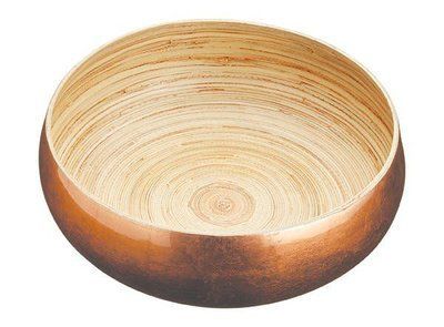 Пiала Artesa COPPER FINISH BAMBOO SERVING BOWL, 26CM, LABELLED d:26 см. (ARTBOWLCOPLRG) ArtesaARTBOWLCOPLRG фото