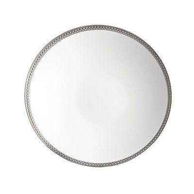 Platinum-encrusted soup plate "Soie Tress&eacute;e" L_OBJET_ST330 photo