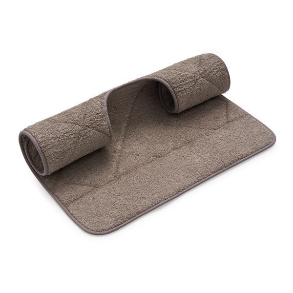 Килимок для санвузла "NO LINES" VILLAFLORENCE_NO LINES QuiltedWCMat 55x65 Olmo7013 фото