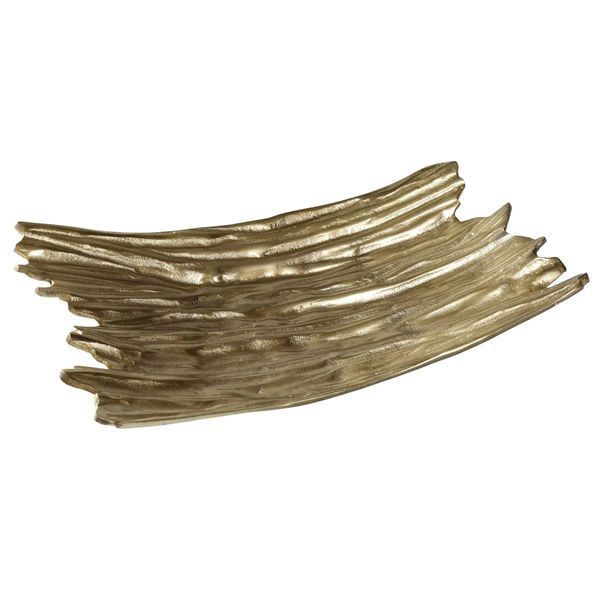 Блюдо для сервировки PTMD TERZA RECTANGLE L (40x22x9) Gold (702552-PT) PTMD Collection702552-PT фото