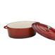 Goose pan with lid 33x26 cm Kela Calido red. Kela11942 photo 3