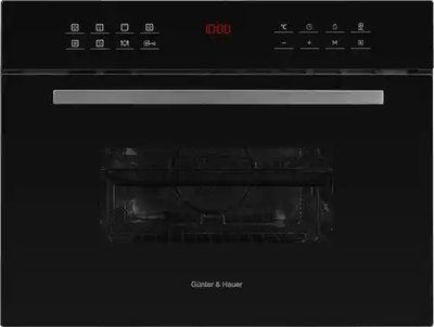EOK 1344 BL: електрична духова шафа Gunter & Hauer з функцією мікрохвильової печі GHEOK1344BL фото