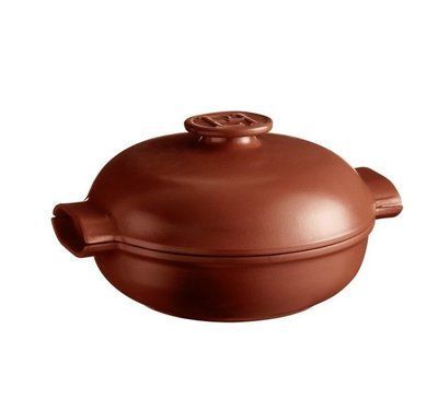Emile Henry Delight 2.5L Casserole Dish with Brown Lid Emile Henry146625 photo