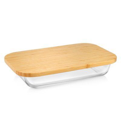 Скляна форма для запікання з кришкою ONLINE 31x19 см Tescoma900849 фото