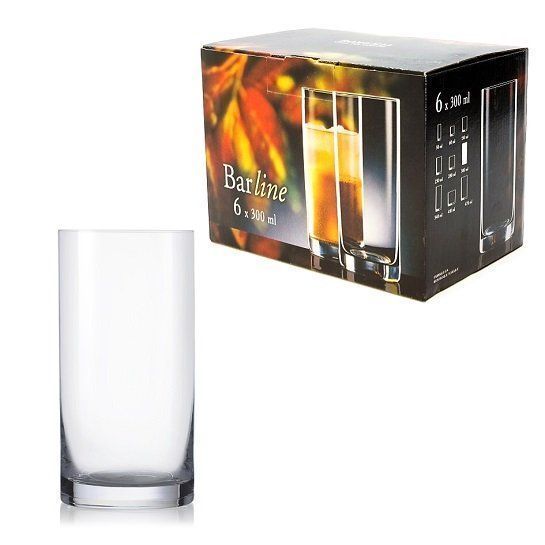 Bohemia Barline 300ml high water glasses, 6 pieces. Bohemia25089/300 photo