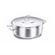 Korkmaz Astra low pot 26x10 cm / 5.3 L round, with lid. KorkmazA1907 photo 1