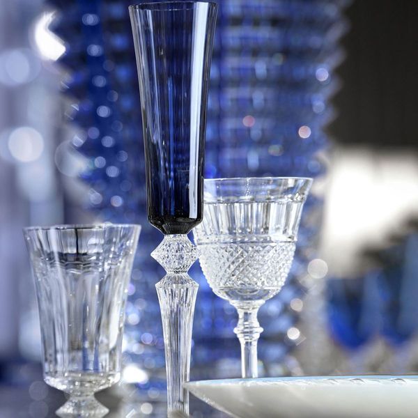 Blue champagne flute "MILLE NUITS FLUTISSIMO MIDNIGHT X2", Blue, 29 cm, 170 ml BACCARAT_2811226 photo