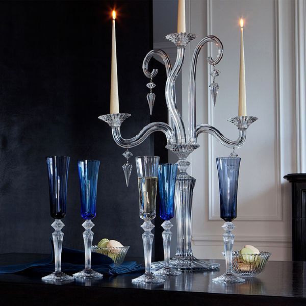 Blue champagne flute "MILLE NUITS FLUTISSIMO MIDNIGHT X2", Blue, 29 cm, 170 ml BACCARAT_2811226 photo
