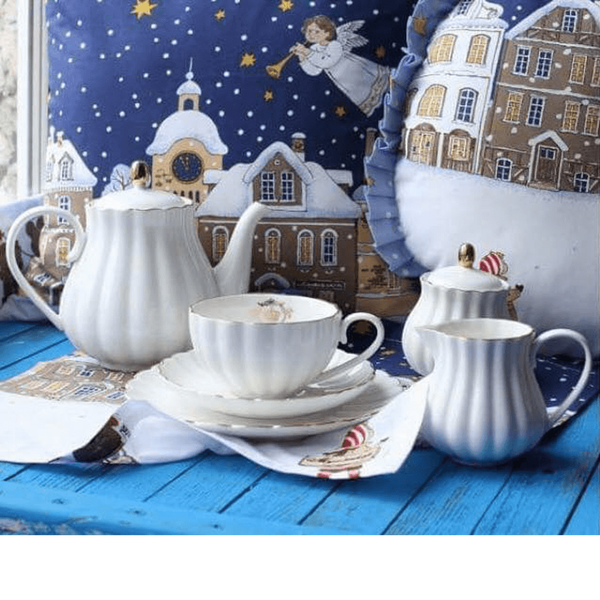 Чашка з блюдцем Easy Life WHITE ROYAL 200 мл. (R1282-WITE) Easy LifeR1282-WITE фото