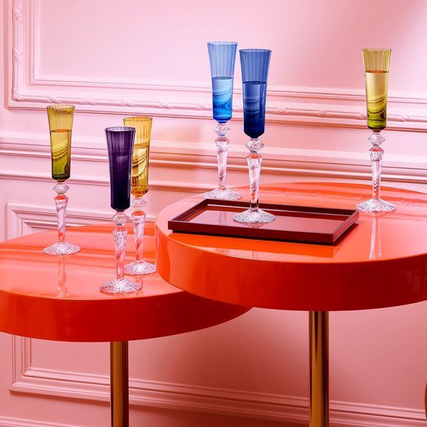Blue champagne flute "MILLE NUITS FLUTISSIMO MIDNIGHT X2", Blue, 29 cm, 170 ml BACCARAT_2811226 photo