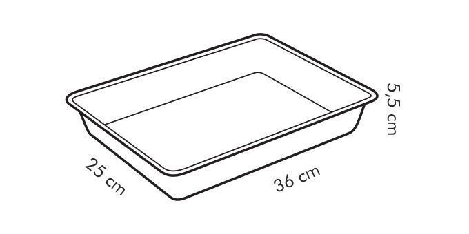 Baking tray Tescoma Delicia 36x25 cm deep with lid. Tescoma623042 photo