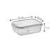 FRESHBOX Glass container 1,0 L, rectangular Tescoma892172 photo 4