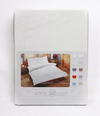 Простыня LUXURY LINENS Freedom White luli77102 фото
