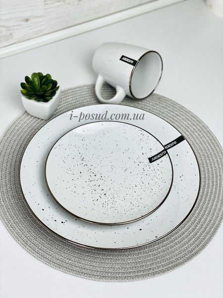 Dessert plate 19 cm Ardesto Bagheria ArdestoAR2919WGC photo
