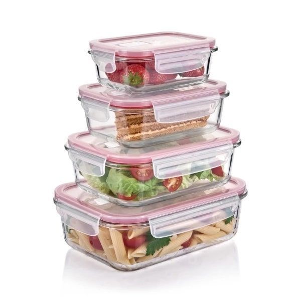 FRESHBOX Glass container 1,5 L, rectangular Tescoma892173 photo