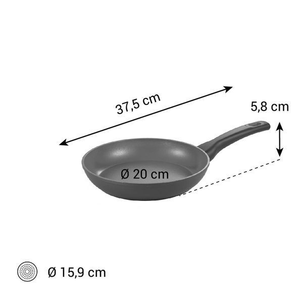 MINERAL frying pan, 20 cm diameter Tescoma598220 photo