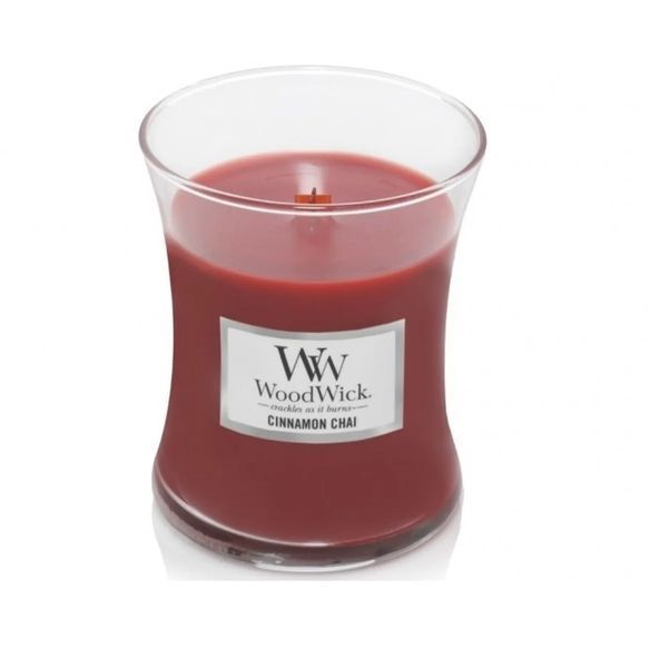 Ароматическая свеча с ароматом ванили и корицы Woodwick Ellipse Cinnamon Chai Woodwick_98104E_85 фото