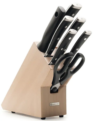 W&uuml;sthof Classic Ikon 8-piece knife set, black W&uuml;sthof1090370701 photo