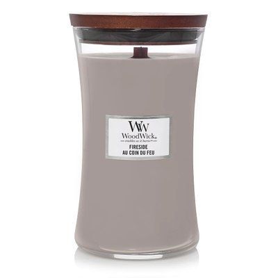 Ароматична свічка з ароматом копченого дерева та яблучної шкірки Woodwick Fireside Woodwick_93106E_609 фото