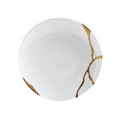 Салатна/десертна тарілка "Kintsugi Sarkis" BERNARDAUD_1095/21260 фото