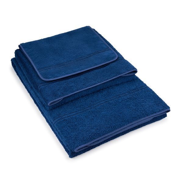 Гостьовий рушник "2 LINES" VILLAFLORENCE_2 LINES Towel 40x80 Zaffiro5015 фото